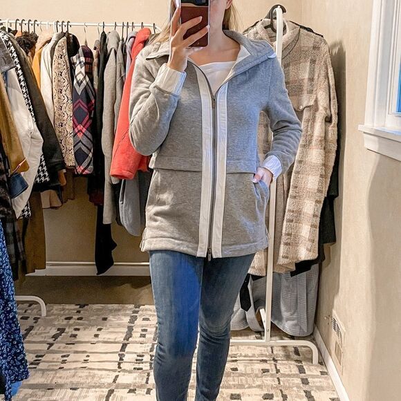 Lululemon Light As Warmth Jacket PrimaLoft Fleece Grey 6 - Picture 12 of 12